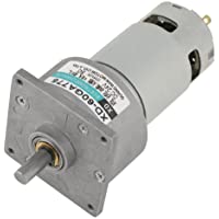 Los mejores  - Akozon Motorreductor- DC 35W Motor de reducción Motor de engranaje DC miniatura ajustable CW-CCW(24V50rpm)